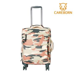 Camouflage Pattern Hardside Travel Trolley