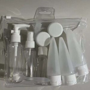Clear Refillable Travel Bottles Set 6-Pack