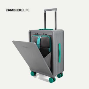 Innovative Front-Loading Laptop Suitcase
