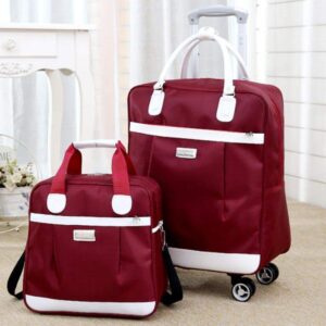 Quilted Waterproof Travel Duffel and Tote Set