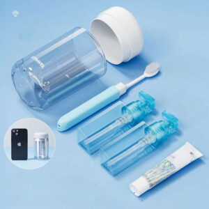 Travel Toiletries Bottles with Storage Cup